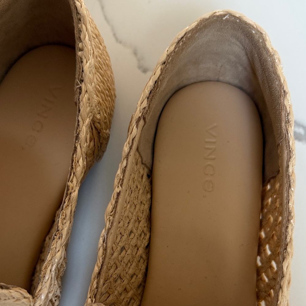 Vince Women's Beige Woven Flats - Picture 2 of 5